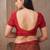 Multicolor printed crepe silk fancy smooth saree with unstitch blouse