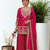 Pink silk sequin embroidery work kurta Sharara and Dupataa 3pc set