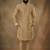 Beige dupion silk kurta set