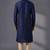 Blue dupion silk embroidered kurta set