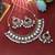 Light purple color kundan necklace set