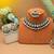 Green color kundan necklace set