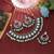 Green color kundan necklace set