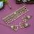 Rani color choker kundan necklace set