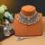 Multi color choker kundan necklace set