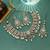White color kundan necklace set