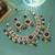 Multi color kundan necklace set