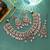 Pink color kundan necklace set