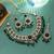Green color kundan necklace set