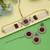 wine color choker kundan necklace set