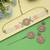 Pink color choker kundan necklace set