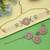  pink color choker kundan necklace set