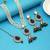 Green color kundan necklace set