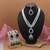 Green color kundan necklace set