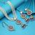Light purple color kundan necklace set