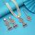 Light pink color kundan necklace set