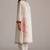 Ivory and maroon pure chanderi kurta set