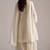 Ivory pure chanderi kurta set