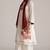Ivory and maroon pure chanderi kurta set