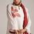 Ivory and maroon pure chanderi kurta set