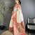 Off white soft kanjeevaram paithani silk zari weaving saree with contrast blouse piece