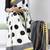 Gold color all over big polka dot printed work japan satin saree with unstitched blouse