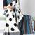 Firozi color all over big polka dot printed work japan satin saree with unstitched blouse