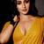 Yellow Color  Sequins Work Silk Saree