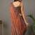 Brown Rangoli Silk Embroidery Double Shade Saree with Unstitched Blouse Piece