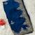 Royal Blue Color Hand Verl And Sequins Work Silk Saree