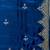 Royal Blue Color Hand Verl And Sequins Work Silk Saree