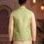 Men   s mint green jacquard nehru jacket festive & wedding ethnic wear
