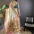 Off  white paithani silk saree with unstitched blouse piece