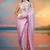 Pink Color Sequence Work Silk Saree