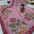 Pink Color Sequence Work Silk Saree