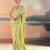 Yellow Color Sequence Work Silk Saree