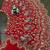 RED  GEORGETTE  EMBROIDERY SEMI STICHED  LEHENGA WHIT BLOUSE