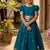 Soft silk paithani design zari weaving pavadai for kids