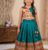 Kids paithani silk lotus pattern lehenga choli