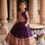 Kids paithani silk lotus pattern lehenga choli