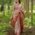Maroon floral & paisley kanchipuram silk saree with blouse