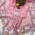 Pink Color Thread And Embroidery work Silk Saree