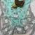 Sky Blue Color Thread And Embroidery work Silk Saree