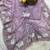 Lavender Color Thread And Embroidery work Silk Saree