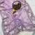 Lavender Color Thread And Embroidery work Silk Saree