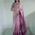 pink floral, zari woven faux kanjivaram saree with blouse
