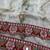 White Color Embroidery, Mirror & Cutwork Border work Rangoli Silk Saree