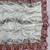White Color Embroidery, Mirror & Cutwork Border work Rangoli Silk Saree