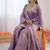 Lavender fendy silk thread sequence plazzo suit