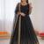 Black net thread sequence designer anarkali suit